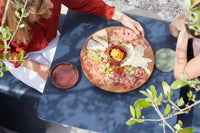 Sharing set met magnetische draaibare plateau uit acacia en bowl Ø40cm FSC®