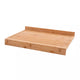 Aanrechtplank met sapgeul uit bamboe 60x40x4cm FSC®