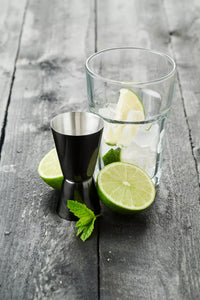 Cocktailmaatje metallic zwart 30/50ml