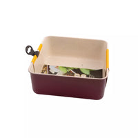 Oven dish made of non-stick carbon steel 21x21x8cm