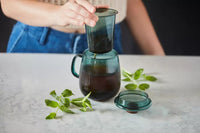 Theekop met filter 600ml Forest Green