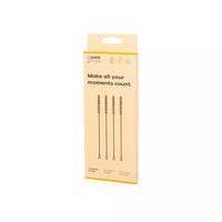 Set de 4 brosses de nettoyage pour pailles