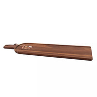 Serving board in acacia with handle 63x15cm FSC 100%