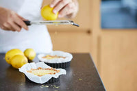 Set of 4 non-stick mini baking pans with removable base ø10cm