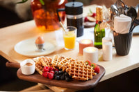 Walnut wood serving board 44x22cm FSC®