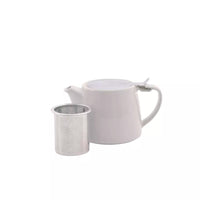 Théière avec infuseur à thé mat blanc cassé 500ml