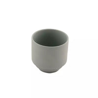 Ceramic high tealight/candle holder sage green