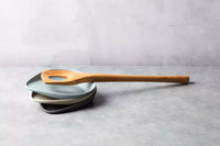 Repose cuillère en fibre de bambou bleu brouillard