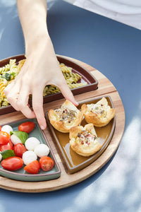 Sharing 1/4 tapas bord Cumin 13x13x2cm