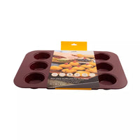 Baking pan for 12 muffins made of non-stick carbon steel